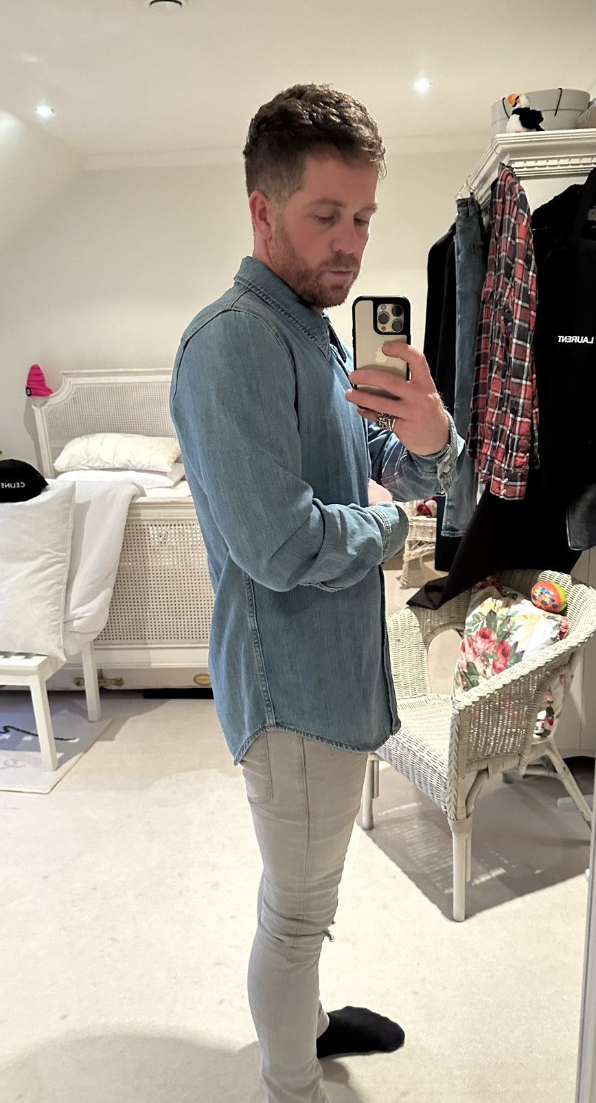 Calvin Klein 205W39NYC FW19 Calvin Klein 205W39NYC Jaws denim shirt Raf Simon’s Size US M / EU 48-50 / 2 - 8 Thumbnail