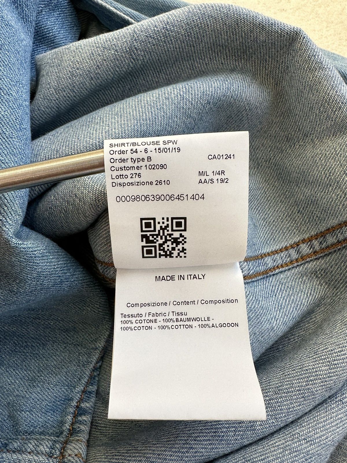 Calvin Klein 205W39NYC FW19 Calvin Klein 205W39NYC Jaws denim shirt Raf Simon’s Size US M / EU 48-50 / 2 - 15 Thumbnail
