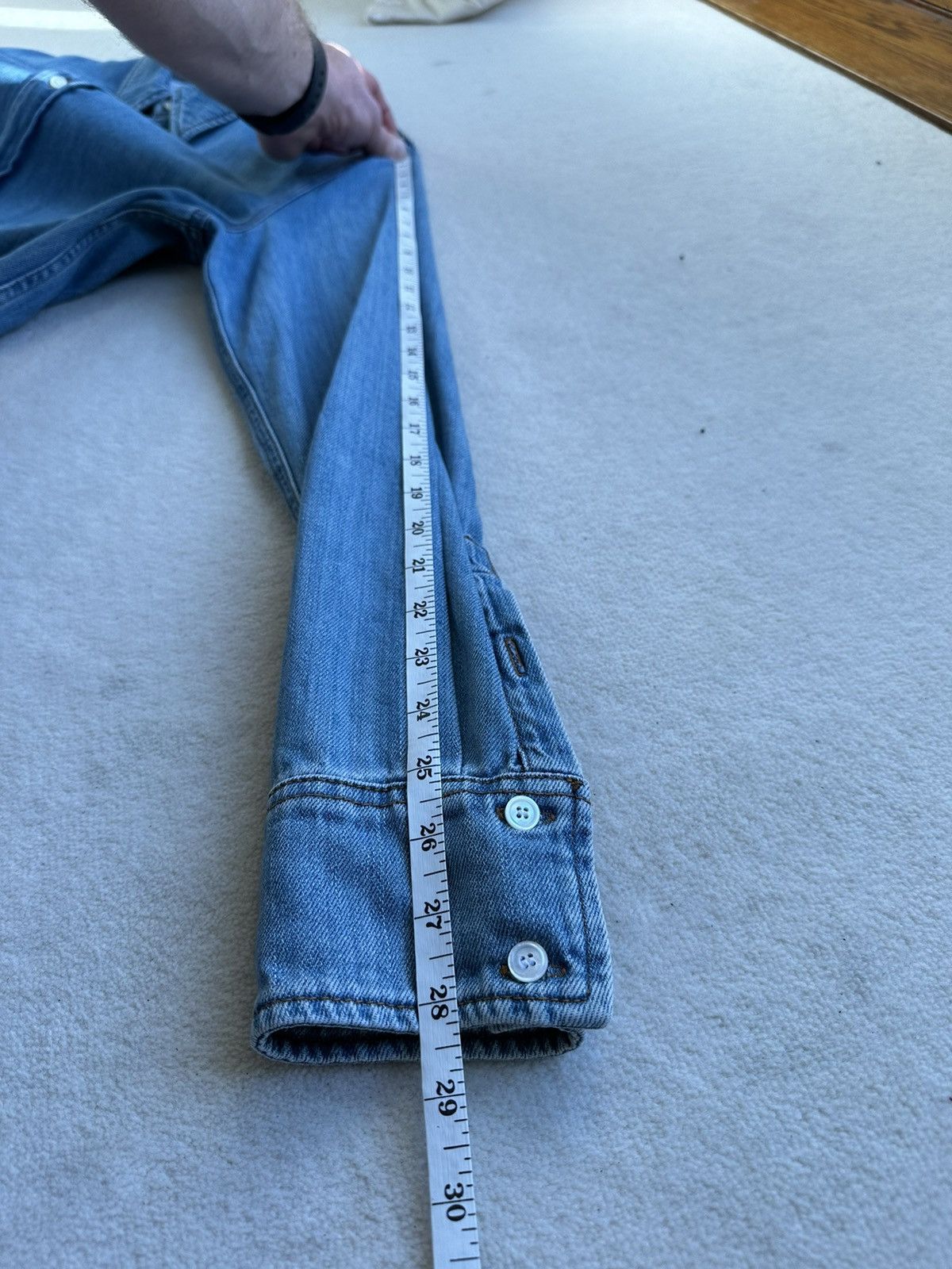Calvin Klein 205W39NYC FW19 Calvin Klein 205W39NYC Jaws denim shirt Raf Simon’s Size US M / EU 48-50 / 2 - 12 Thumbnail