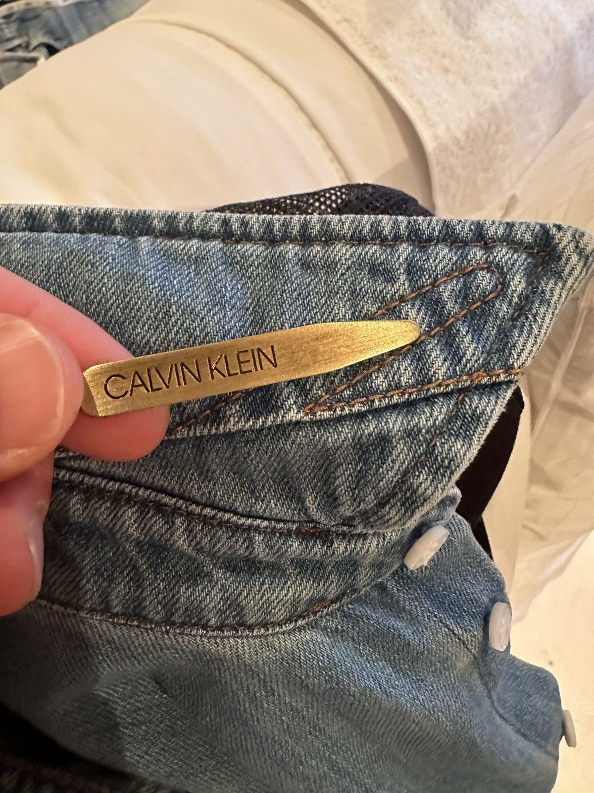 Calvin Klein 205W39NYC FW19 Calvin Klein 205W39NYC Jaws denim shirt Raf Simon’s Size US M / EU 48-50 / 2 - 3 Thumbnail