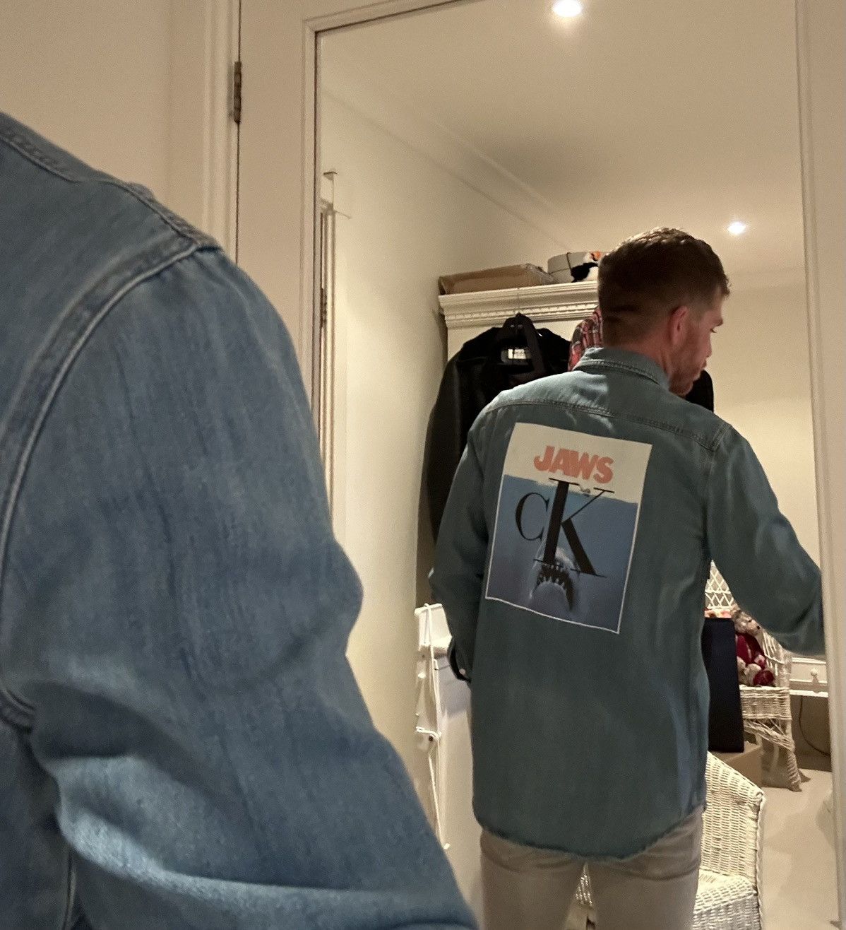 Calvin Klein 205W39NYC FW19 Calvin Klein 205W39NYC Jaws denim shirt Raf Simon’s Size US M / EU 48-50 / 2 - 7 Thumbnail