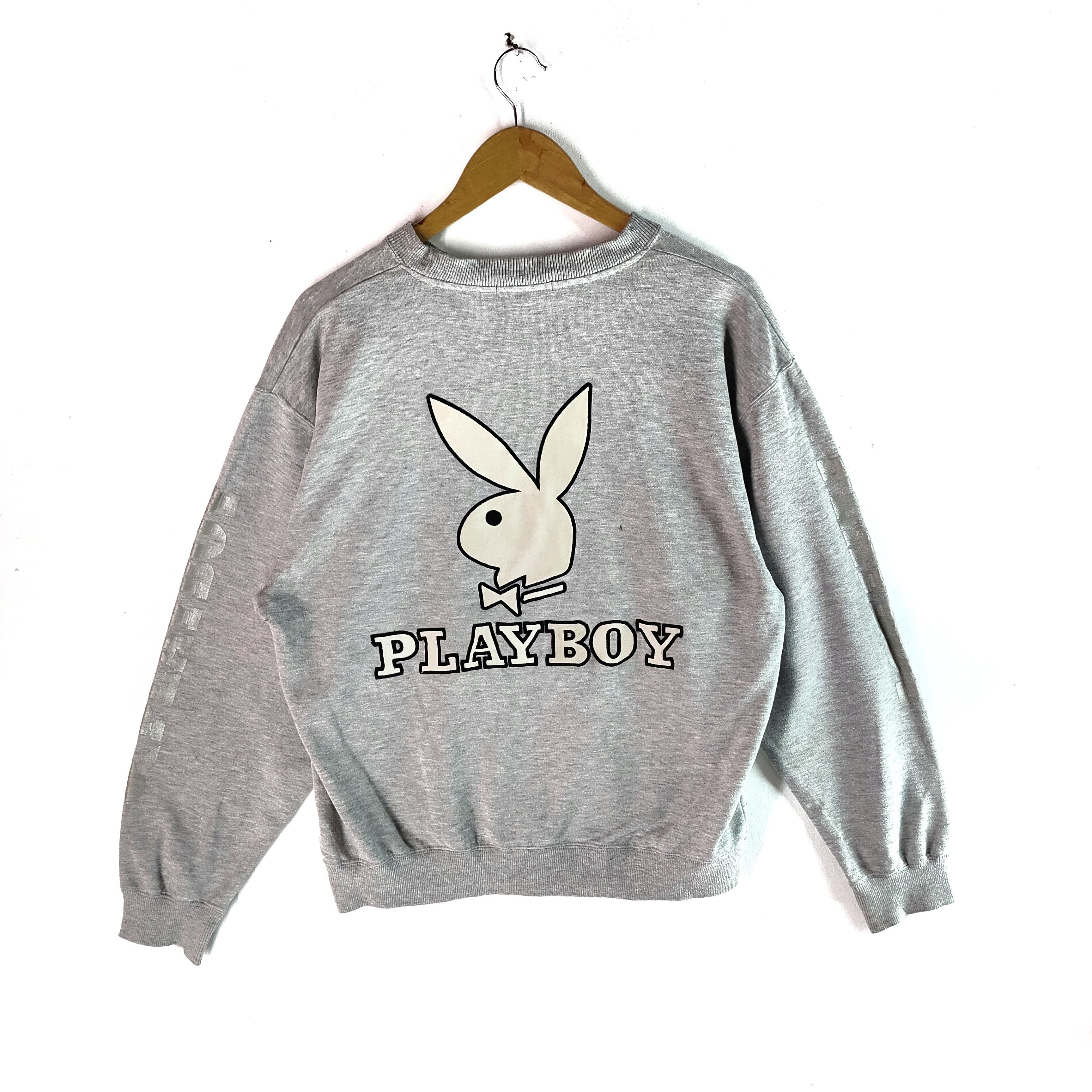 Playboy PLAYBOY Big Embroidery Logo Spell Out Sidetape Sweatshirt Size US L / EU 52-54 / 3 - 1 Thumbnail