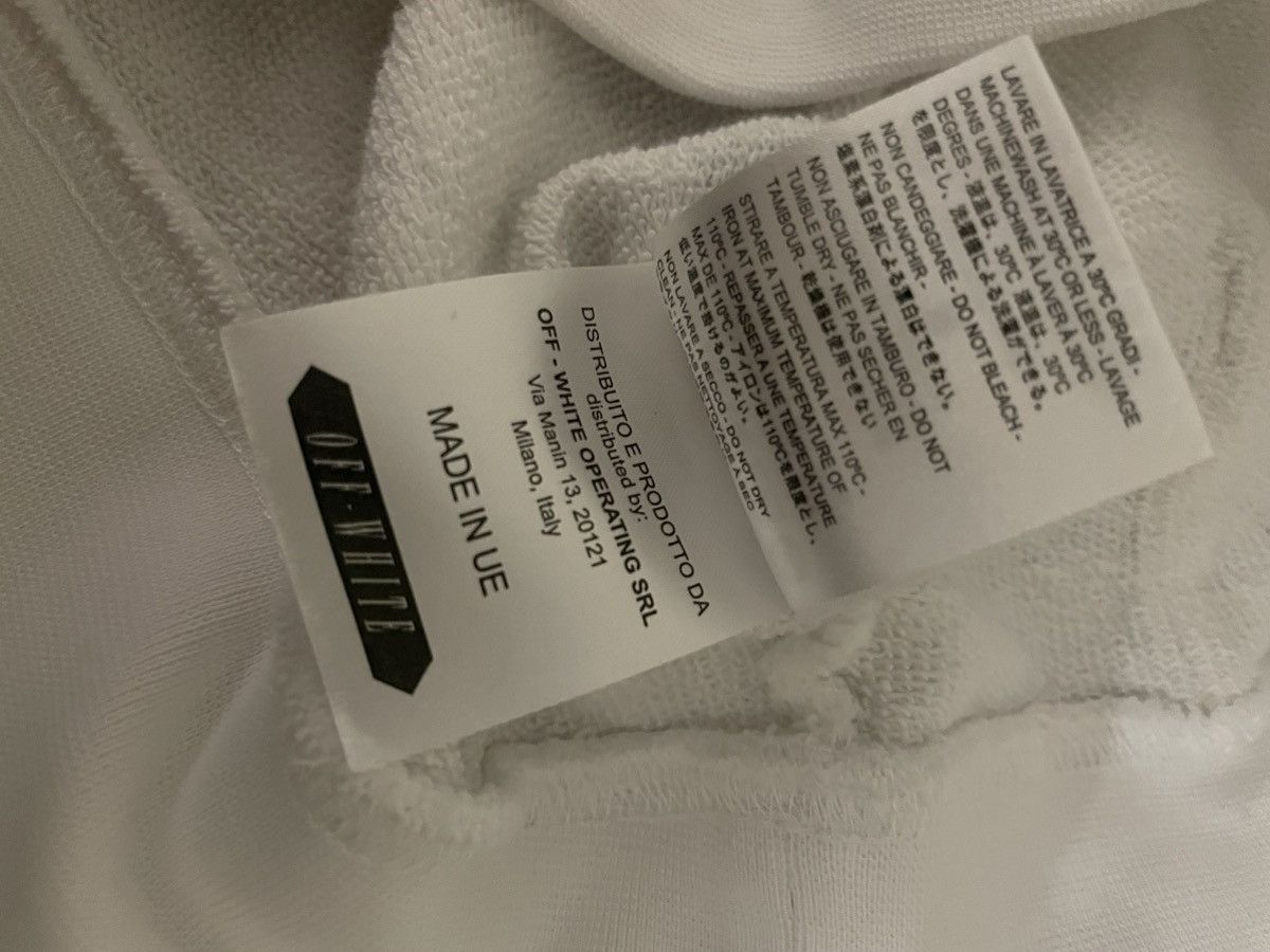 Off-White Off-White Blue Collar Hoodie Size US XS / EU 42 / 0 - 5 Thumbnail