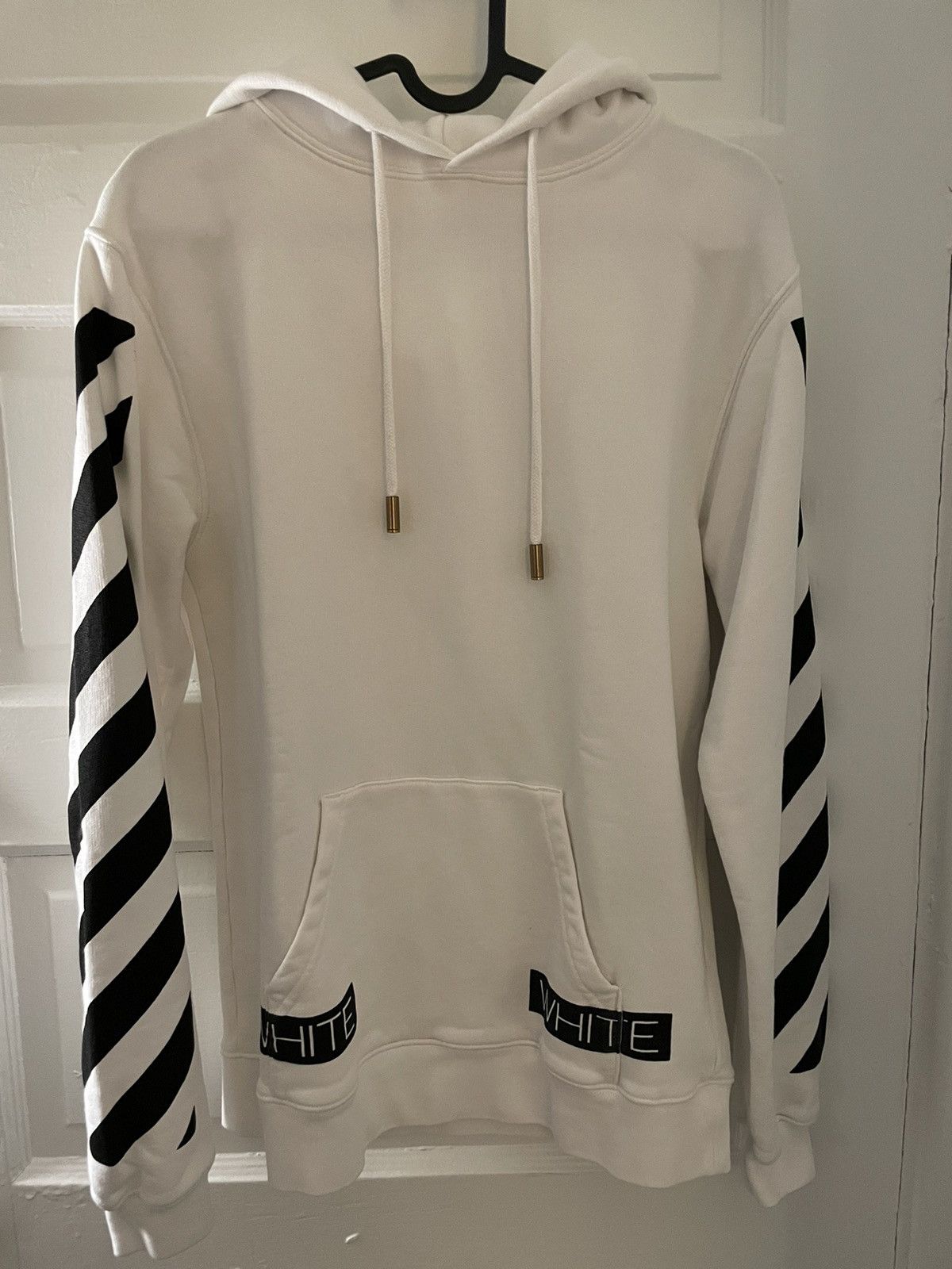 Off-White Off-White Blue Collar Hoodie Size US XS / EU 42 / 0 - 1 Thumbnail