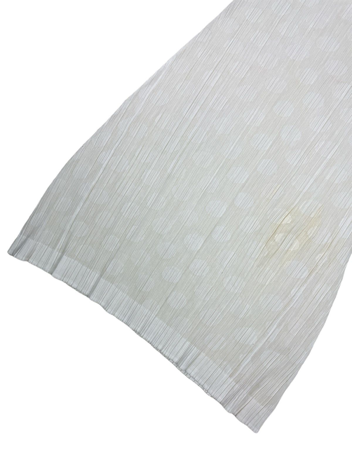 Pleats Please Issey Miyake Issey Pleats Please White Dress Gown Size L / US 10 / IT 46 - 7 Thumbnail