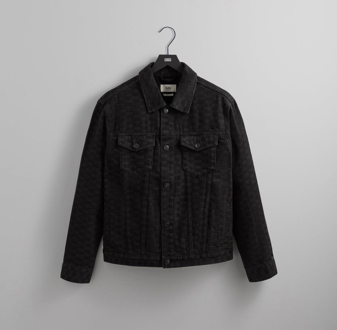 ジャケット・アウター Kith Classic Logo Monogram Denim Jacket Kith Kith Classic Logo Monogram Laight Denim Jacket BNWT | Grailed