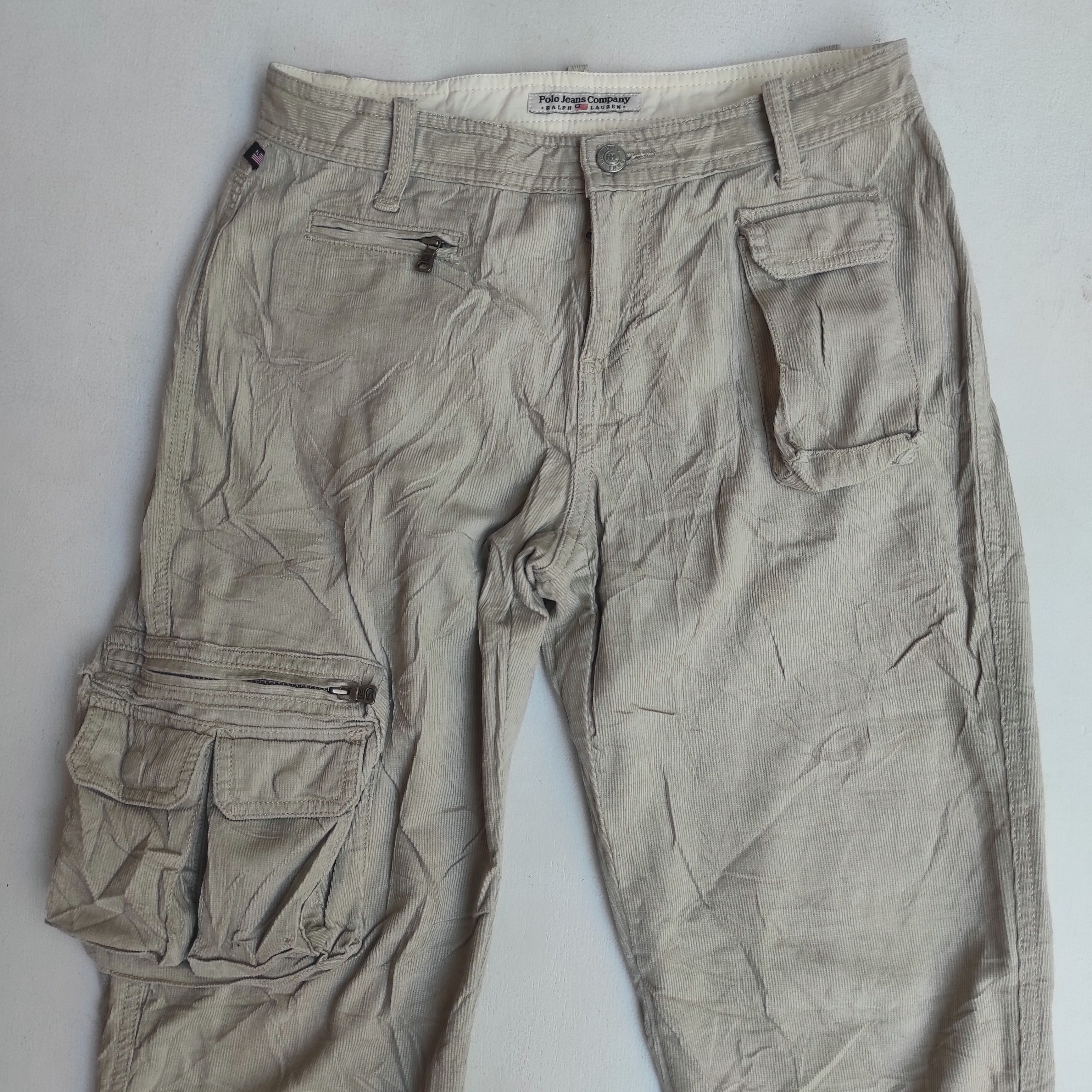 Polo Ralph Lauren Polo Jeans Company Ralph Lauren Corduroy multi pocket Pant Size US 28 / EU 44 - 3 Thumbnail