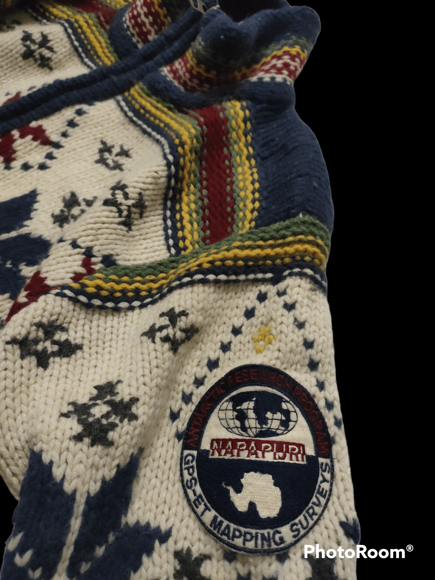 Napapijri Napapijiri Sweater Wool Material x coogi style Size US L / EU 52-54 / 3 - 3 Thumbnail