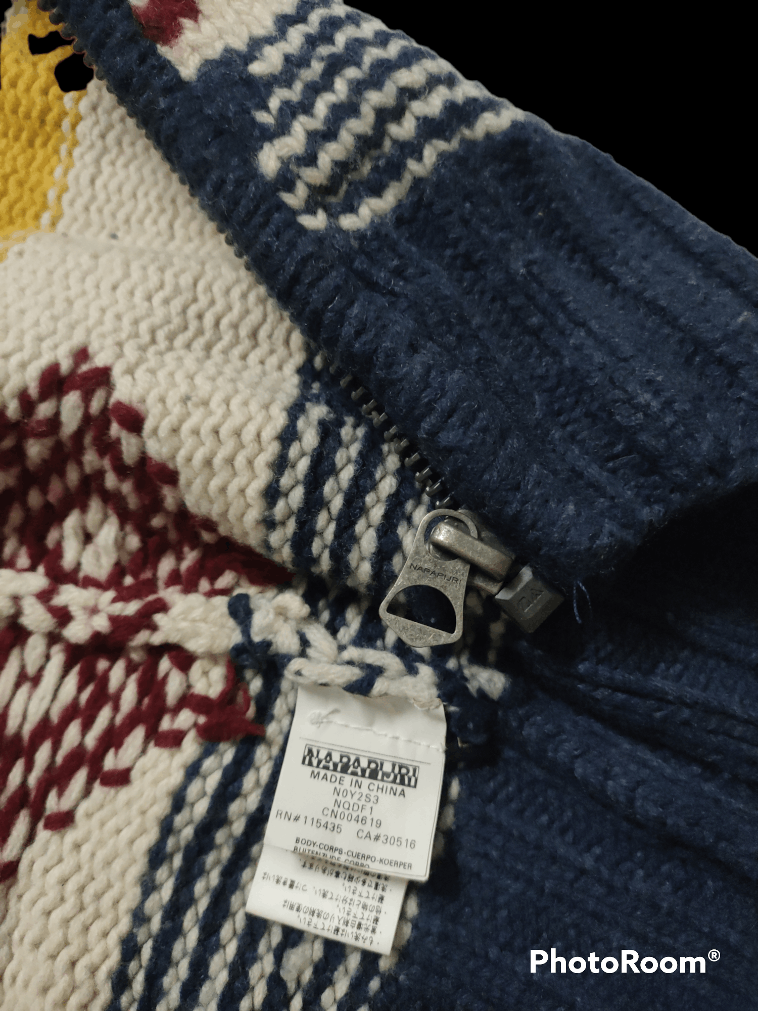 Napapijri Napapijiri Sweater Wool Material x coogi style Size US L / EU 52-54 / 3 - 6 Thumbnail