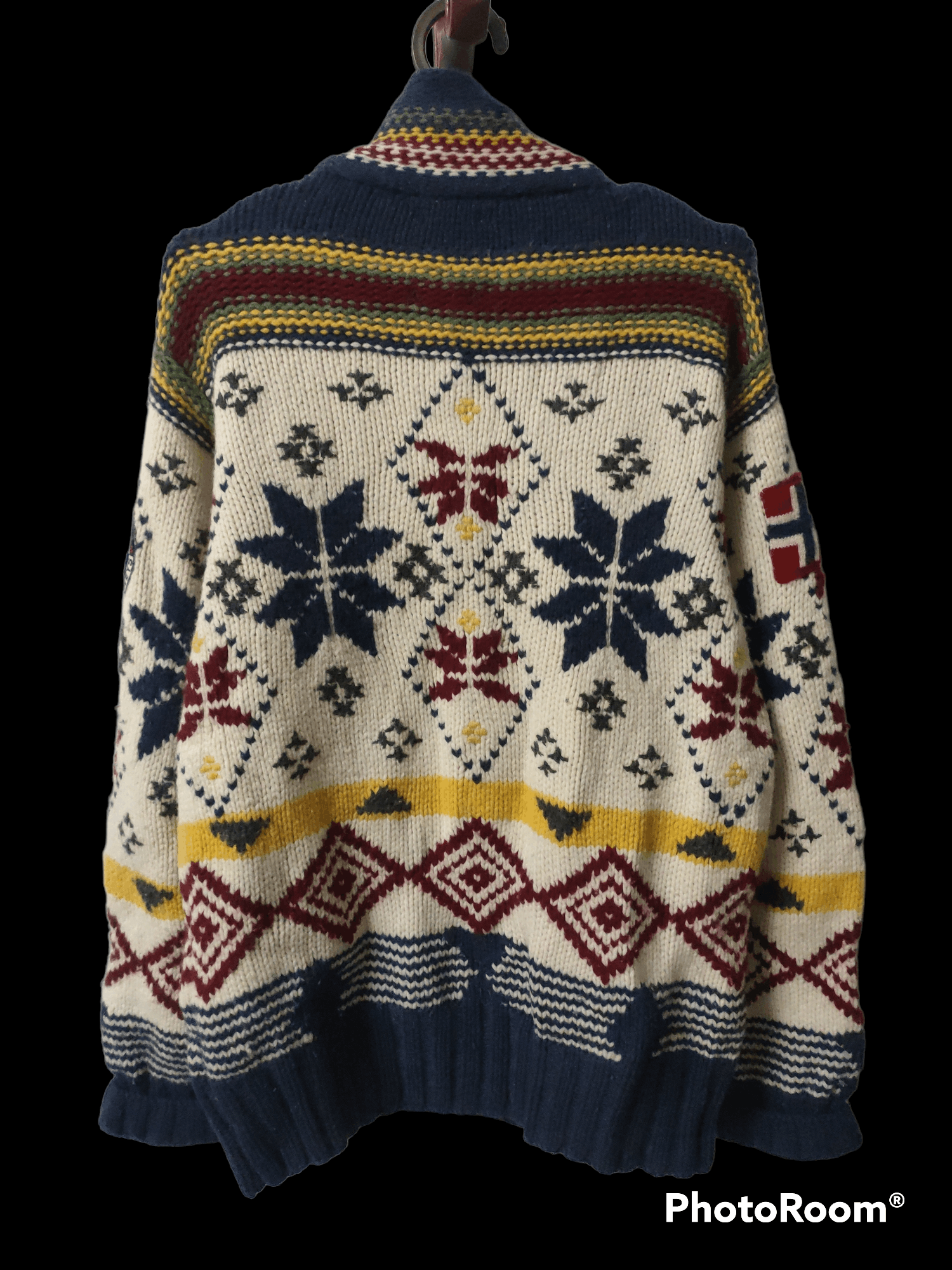 Napapijri Napapijiri Sweater Wool Material x coogi style Size US L / EU 52-54 / 3 - 2 Thumbnail