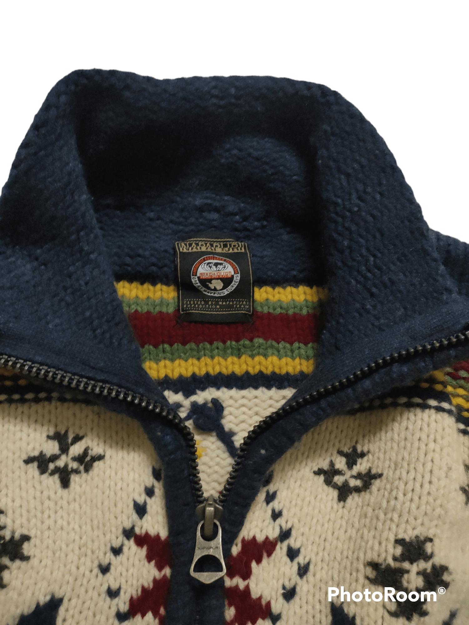 Napapijri Napapijiri Sweater Wool Material x coogi style Size US L / EU 52-54 / 3 - 5 Thumbnail
