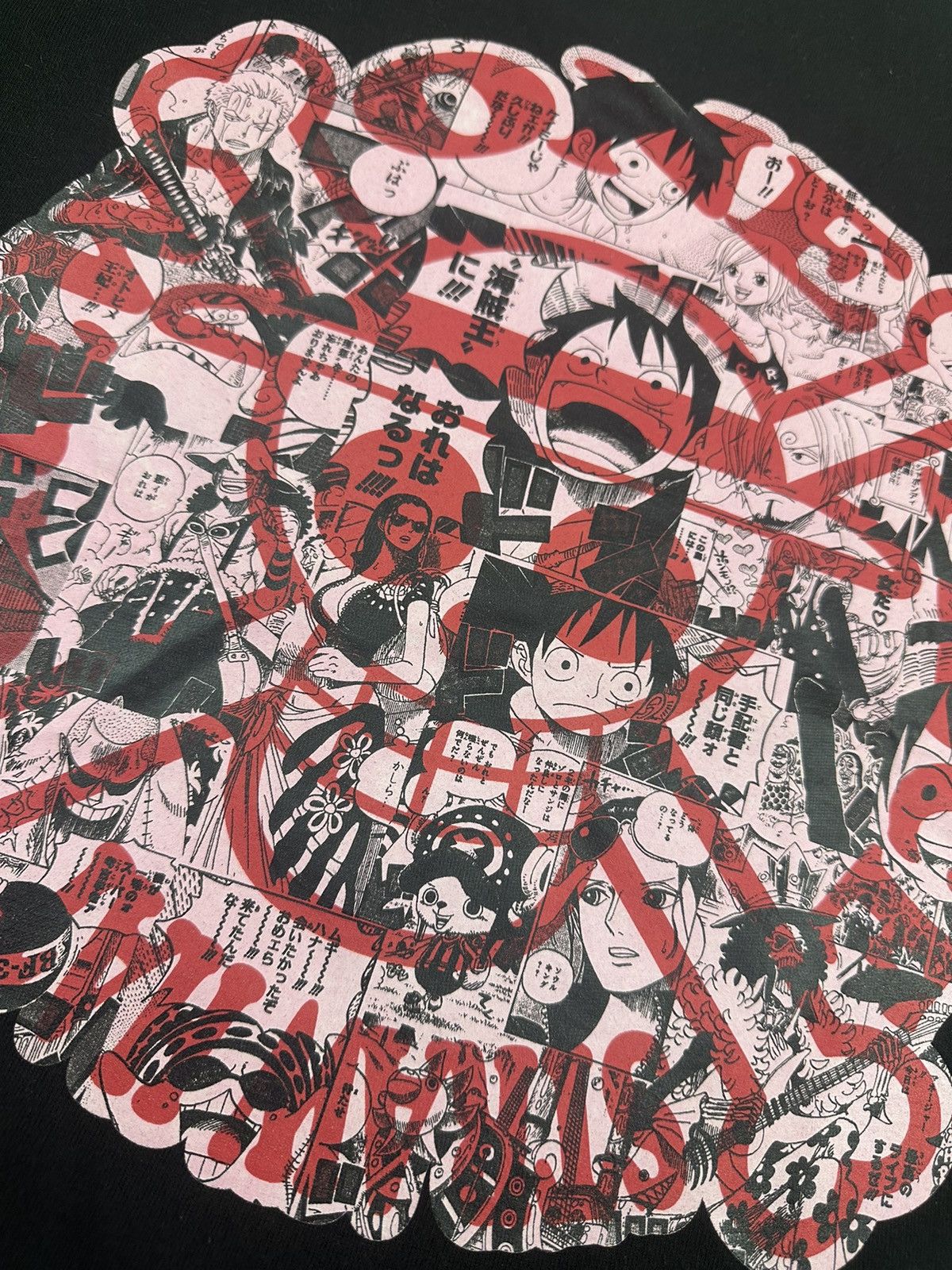 One Piece 🔥RARE🔥ONE PIECE TEE MANGA PRINTED Size US M / EU 48-50 / 2 - 8 Thumbnail