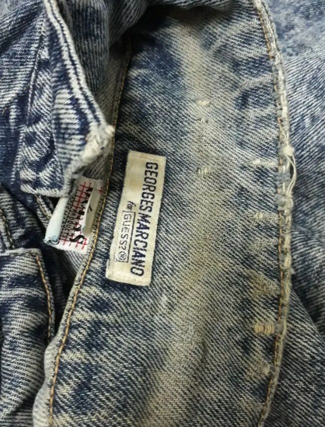Guess 💥Vintage Guess Stonewash denim jacket Size US L / EU 52-54 / 3 - 4 Thumbnail
