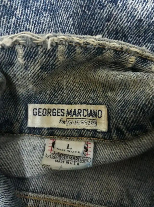 Guess 💥Vintage Guess Stonewash denim jacket Size US L / EU 52-54 / 3 - 6 Thumbnail