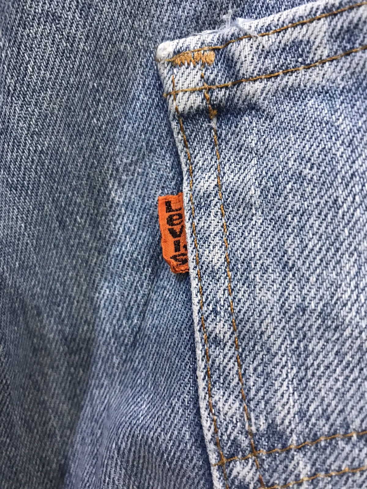 Levi's × Vintage Very Rare Vintage Levis 80s Orange Tab Button #8 Denim Size US 32 / EU 48 - 6 Thumbnail