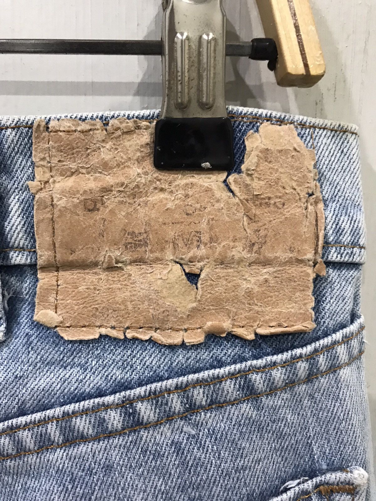 Levi's × Vintage Very Rare Vintage Levis 80s Orange Tab Button #8 Denim Size US 32 / EU 48 - 7 Thumbnail