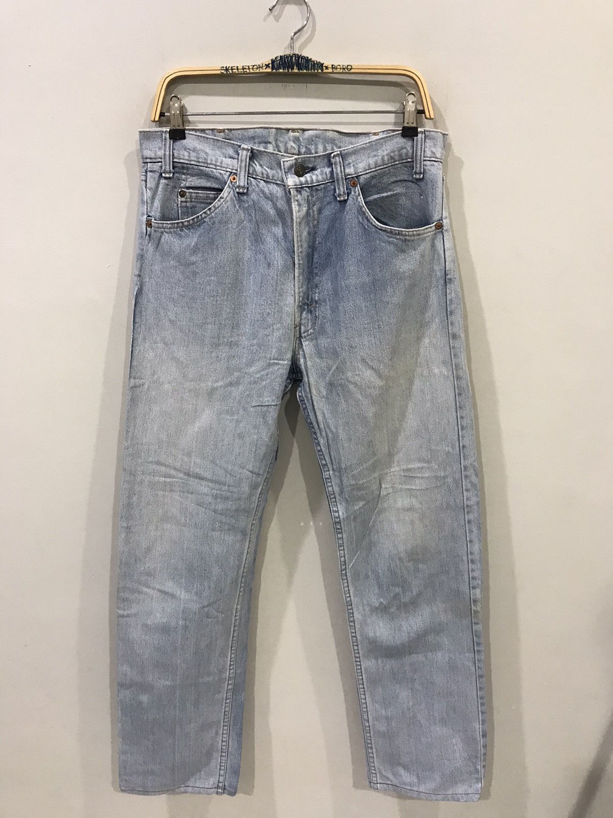 Levi's × Vintage Very Rare Vintage Levis 80s Orange Tab Button #8 Denim Size US 32 / EU 48 - 1 Thumbnail