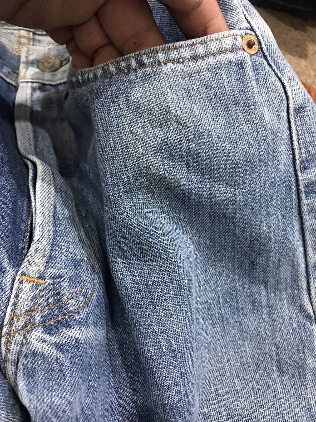 LVC × Levi's × Vintage Vintage 90s LEVIS 501 Selvedge Denim Size US 26 / EU 42 - 16 Thumbnail