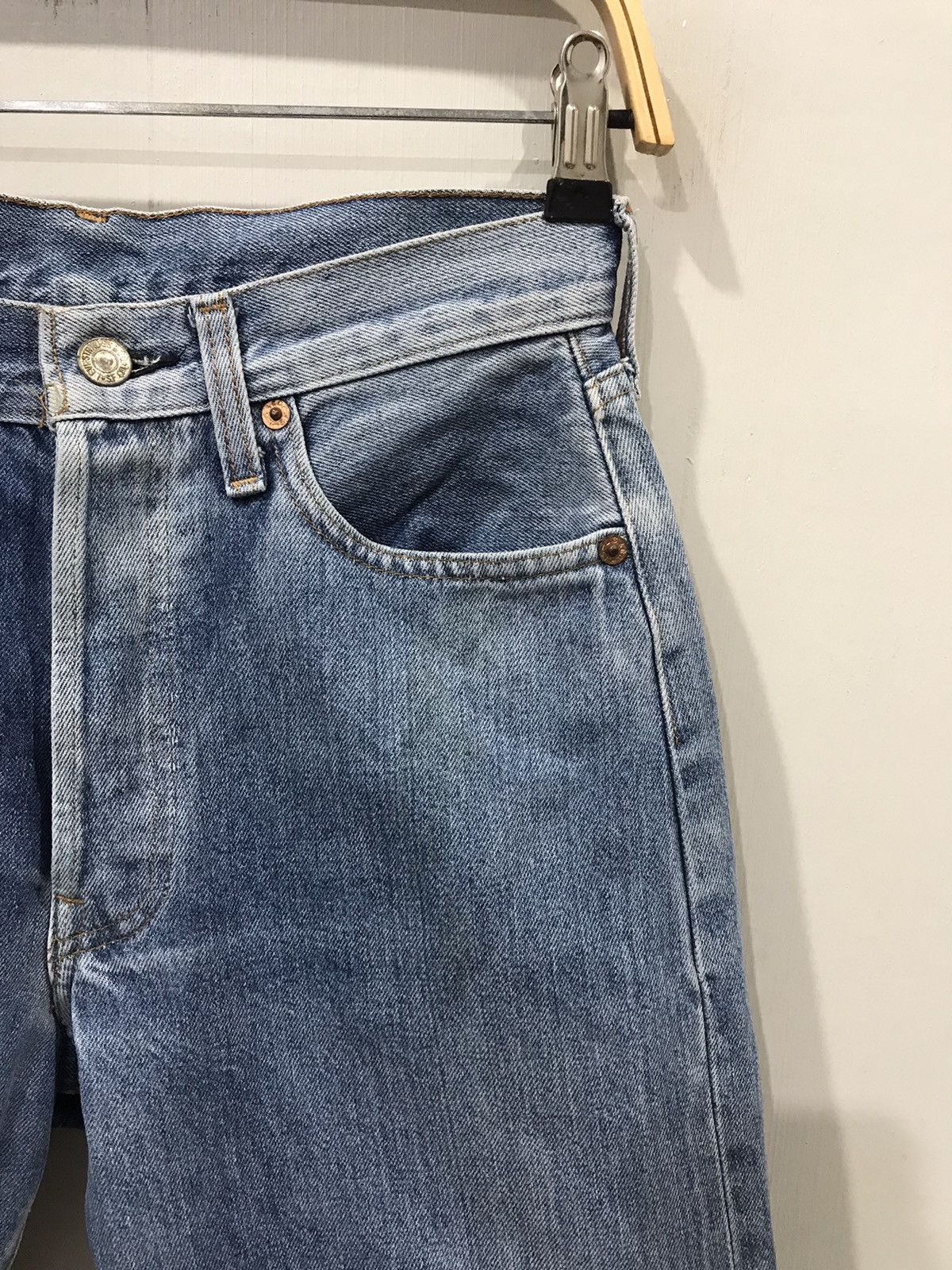 LVC × Levi's × Vintage Vintage 90s LEVIS 501 Selvedge Denim Size US 26 / EU 42 - 2 Thumbnail