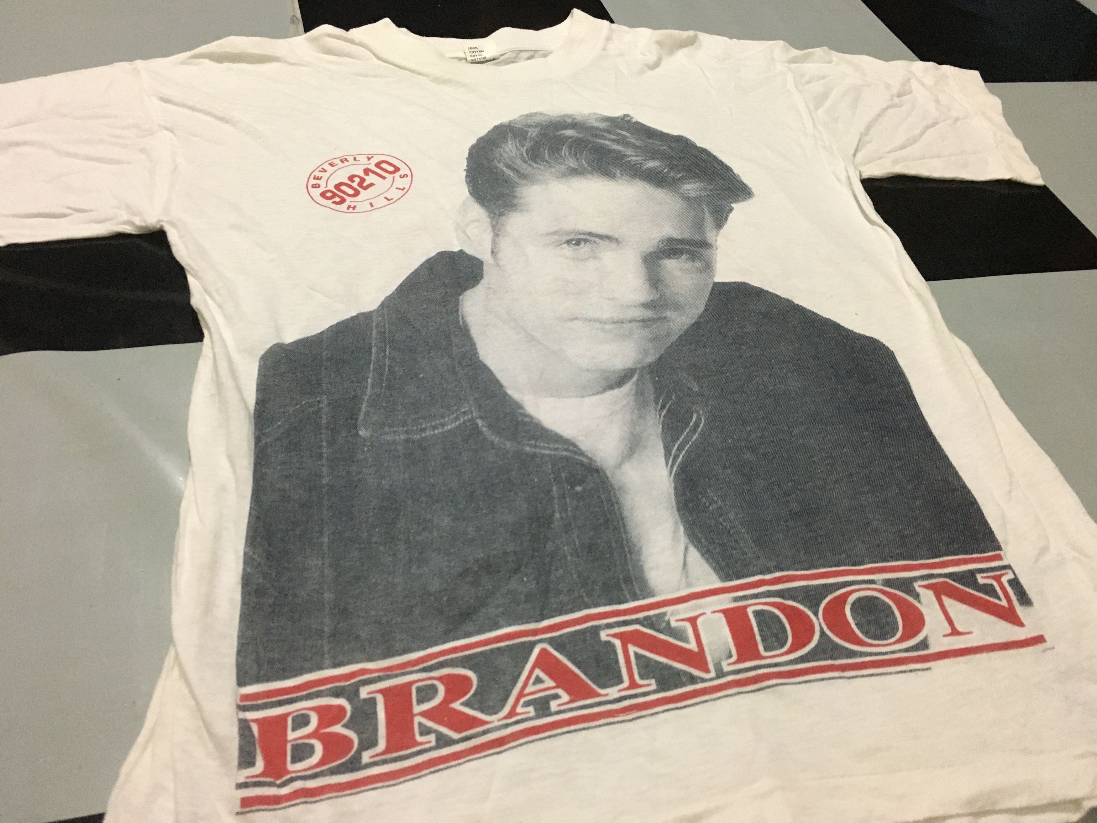 Vintage 90210 Beverly Hills Shirt Brandon Full Print 90s