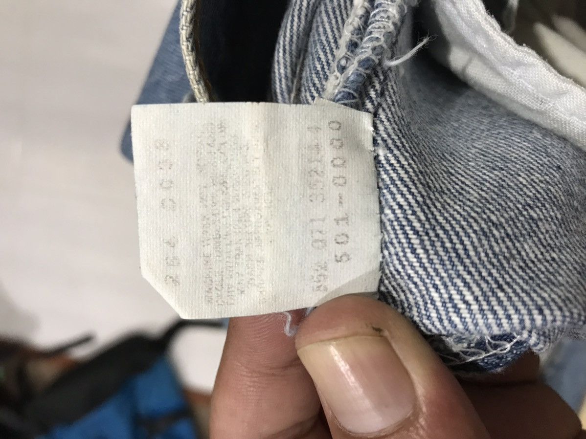 Levi's × Vintage Vintage 90s Levis 501 USA Made Button #552 Denim Size US 38 / EU 54 - 20 Thumbnail