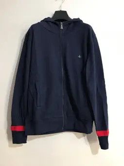 Vivienne Westwood Vivienne Westwood Navy Blue Hoodie Size US M / EU 48-50 / 2 - 3 Thumbnail