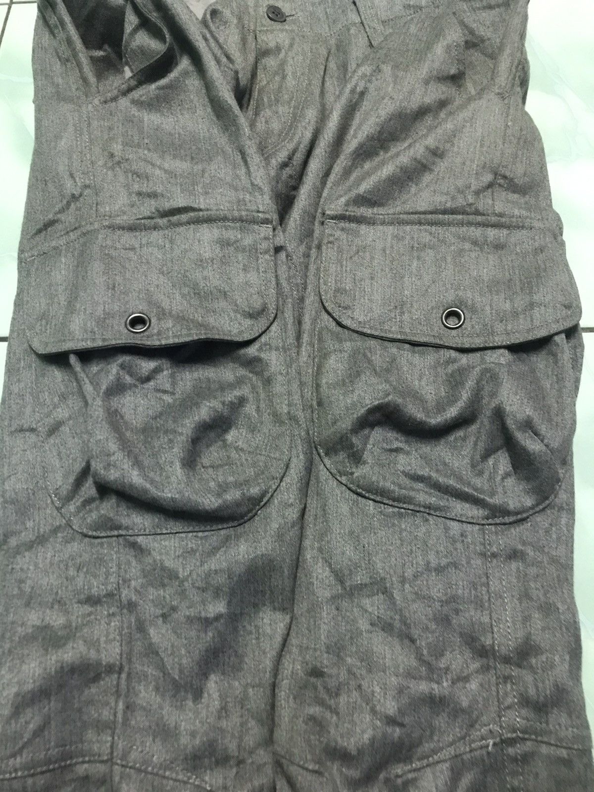Issey Miyake × Japanese Brand × Tete Homme TETE HOMME Bondage Cargo Pants By ISSEY MIYAKE Size US 32 / EU 48 - 3 Thumbnail