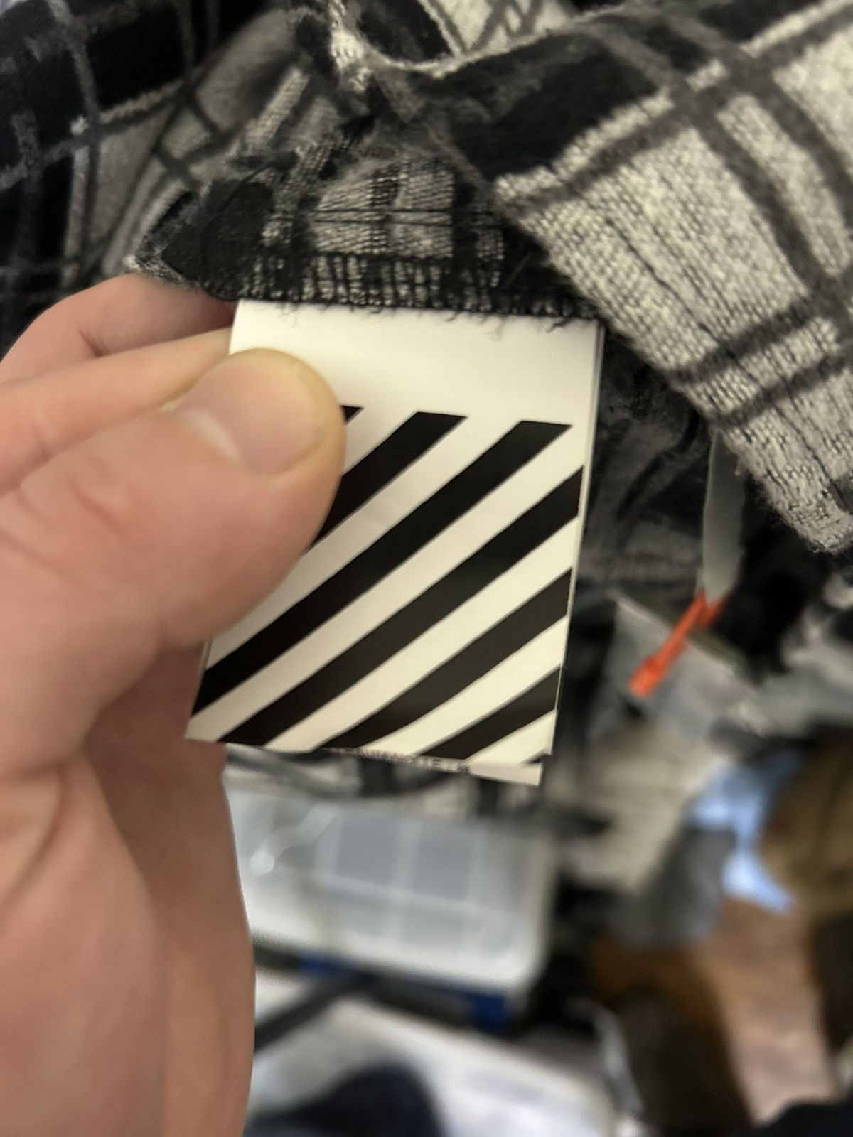 Off-White NWT "Off-White" Flannel - Rare Virgil Era Size US M / EU 48-50 / 2 - 5 Thumbnail
