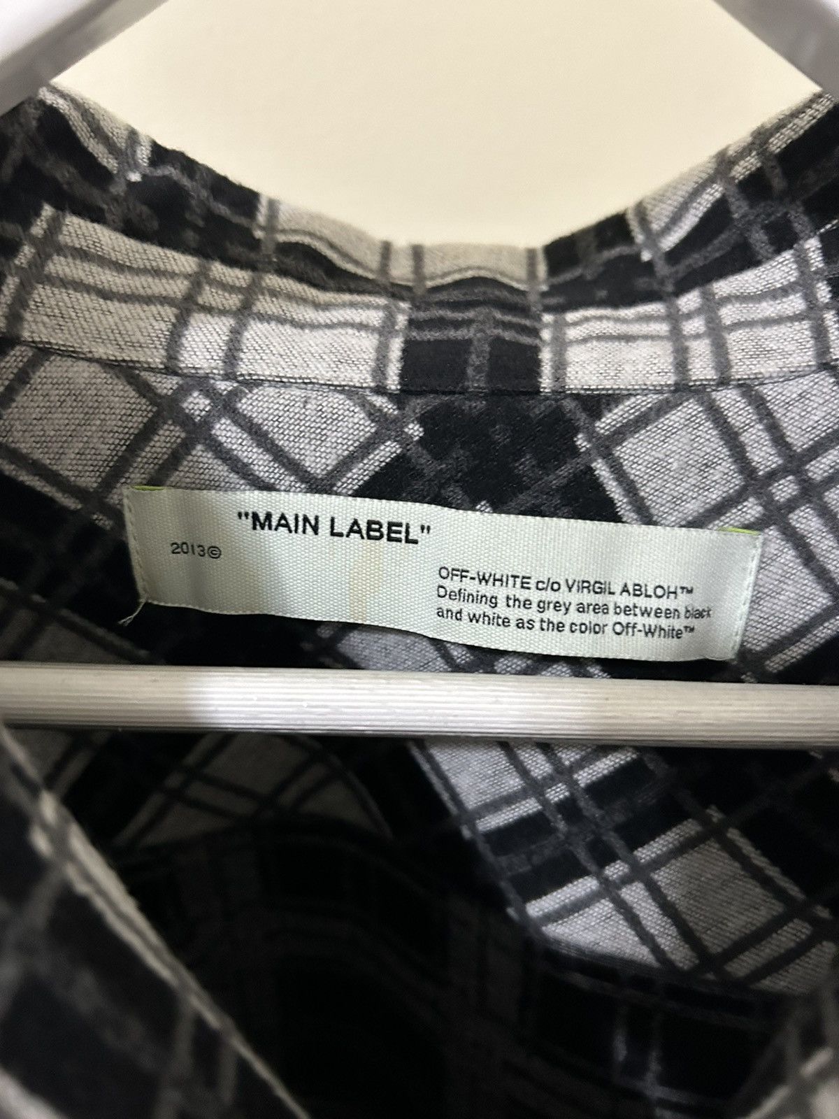 Off-White NWT "Off-White" Flannel - Rare Virgil Era Size US M / EU 48-50 / 2 - 4 Thumbnail
