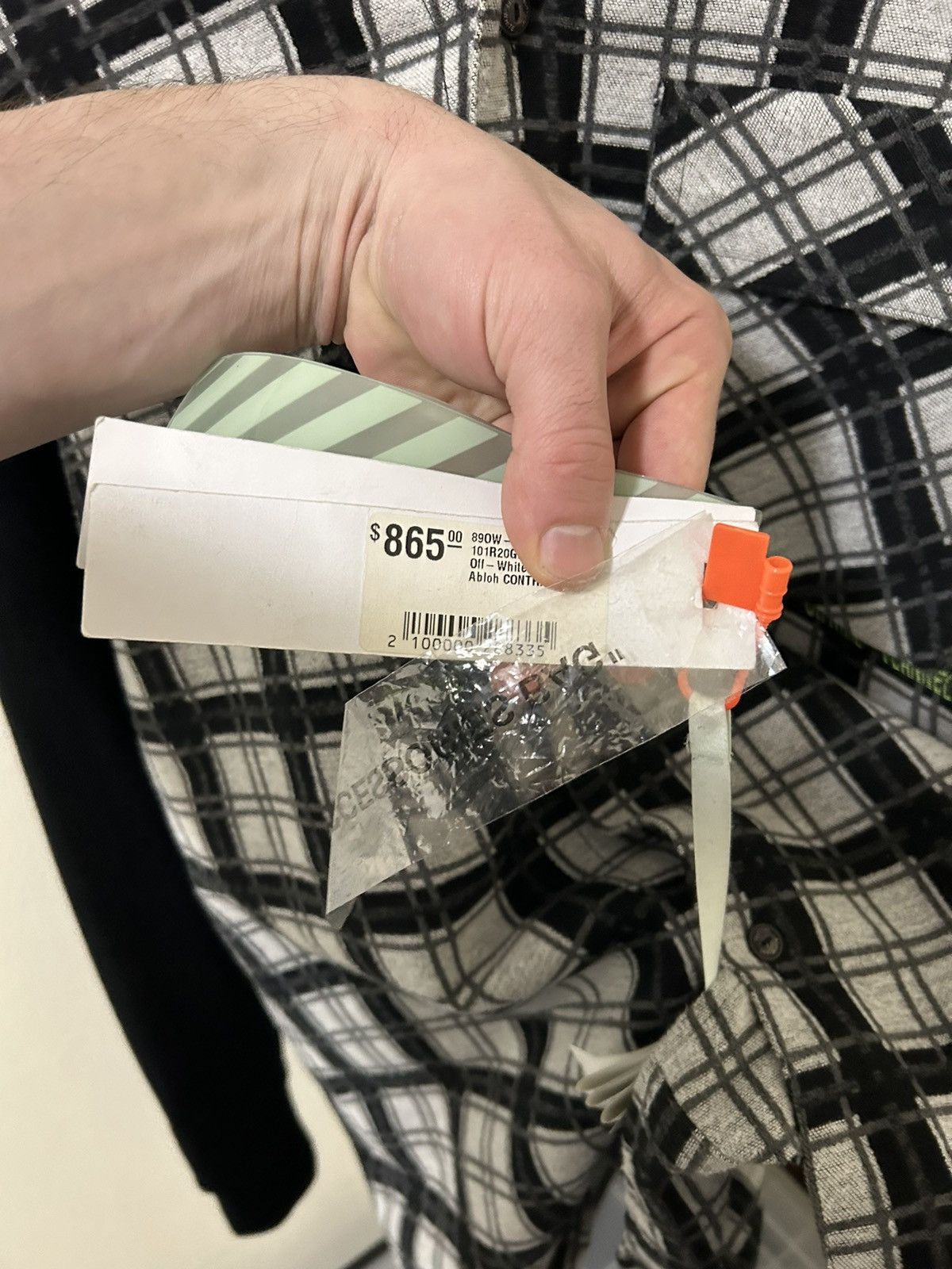 Off-White NWT "Off-White" Flannel - Rare Virgil Era Size US M / EU 48-50 / 2 - 2 Thumbnail