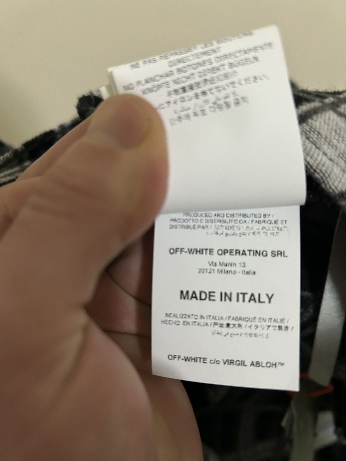 Off-White NWT "Off-White" Flannel - Rare Virgil Era Size US M / EU 48-50 / 2 - 7 Thumbnail