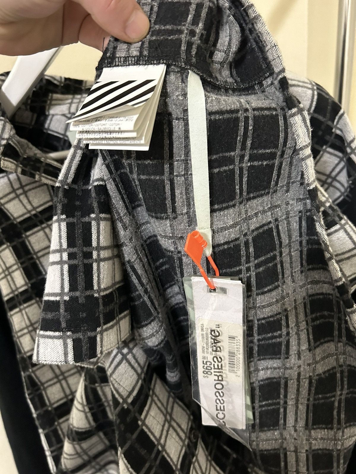 Off-White NWT "Off-White" Flannel - Rare Virgil Era Size US M / EU 48-50 / 2 - 9 Thumbnail