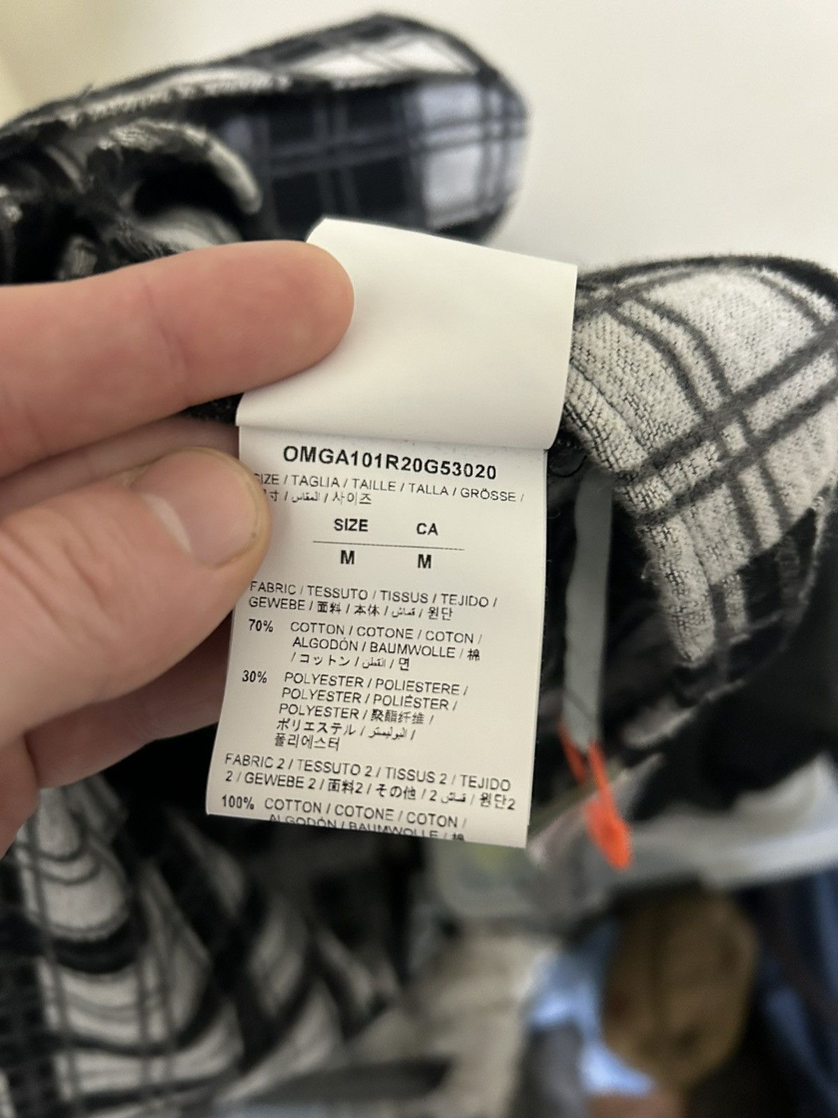 Off-White NWT "Off-White" Flannel - Rare Virgil Era Size US M / EU 48-50 / 2 - 6 Thumbnail