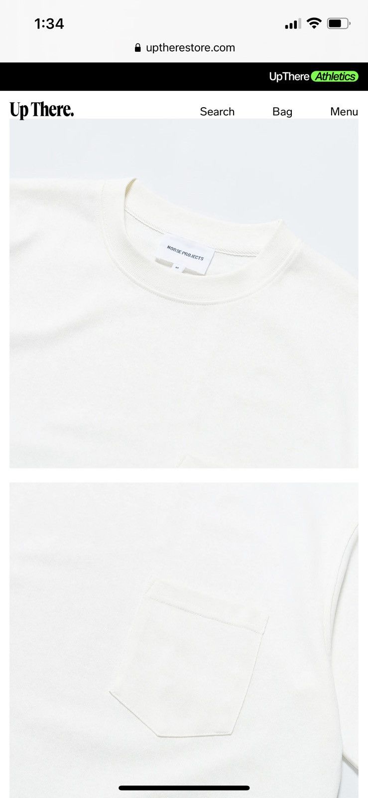 Norse Projects Norse Projects - Johannes Pocket SS - Ecru - XL Size US XL / EU 56 / 4 - 2 Thumbnail