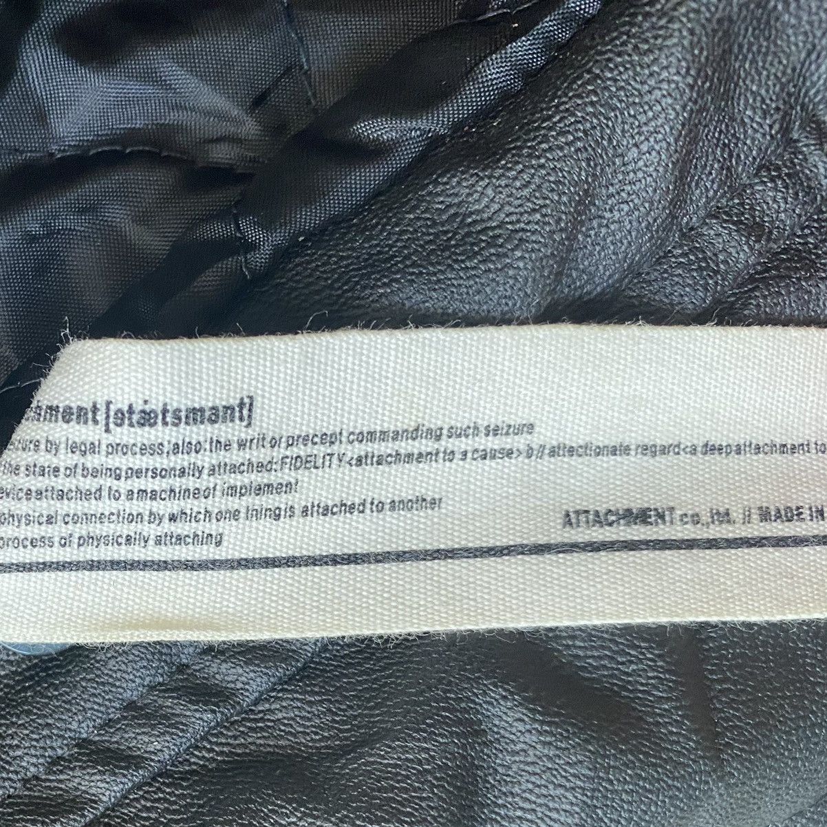 Attachment Attachment Leather Biker Jacket Size US S / EU 44-46 / 1 - 4 Thumbnail