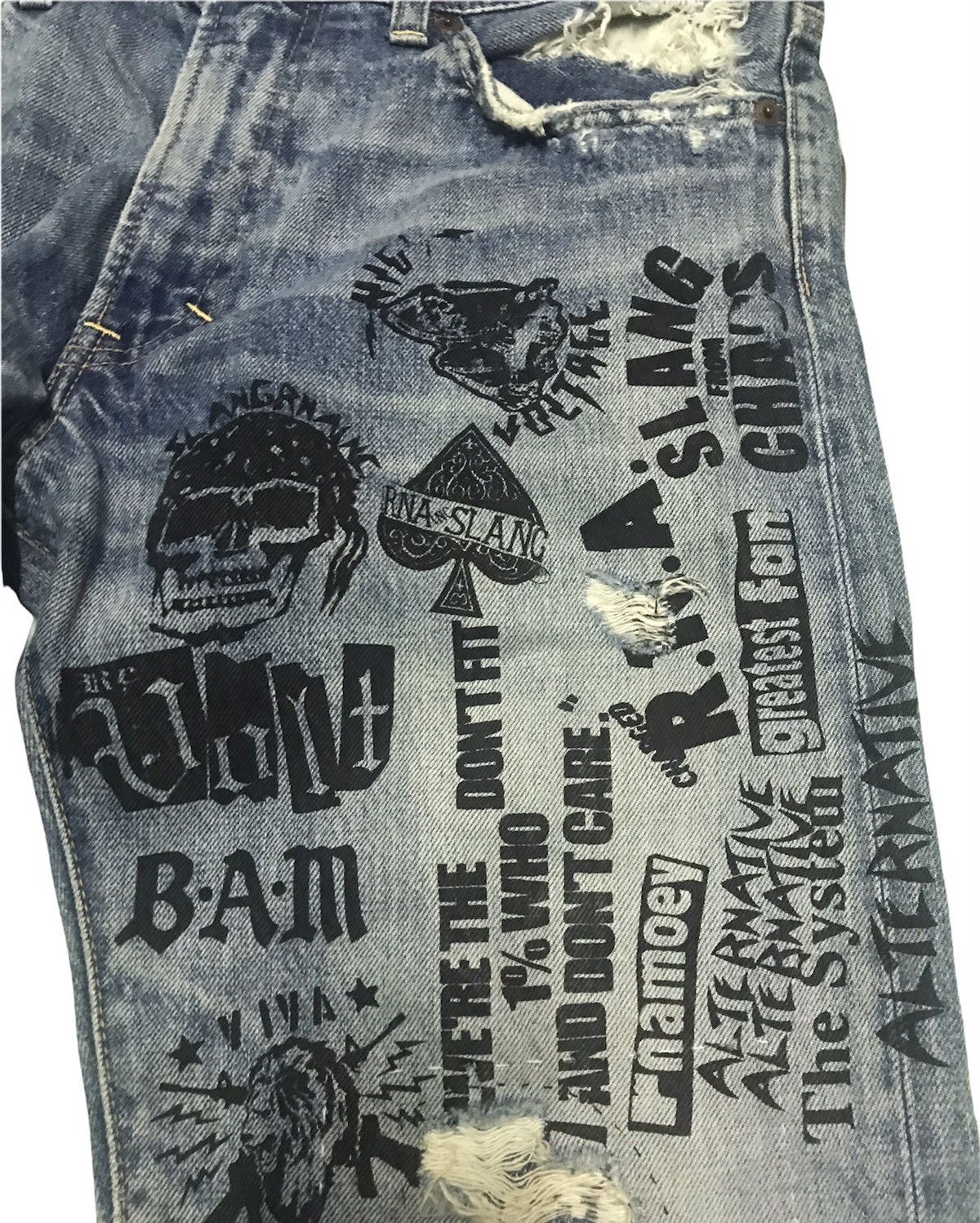 Designer × If Six Was Nine × Japanese Brand RNA INC Jeans Seditionaries Denim Hysteric glamour Size US 33 - 3 Thumbnail