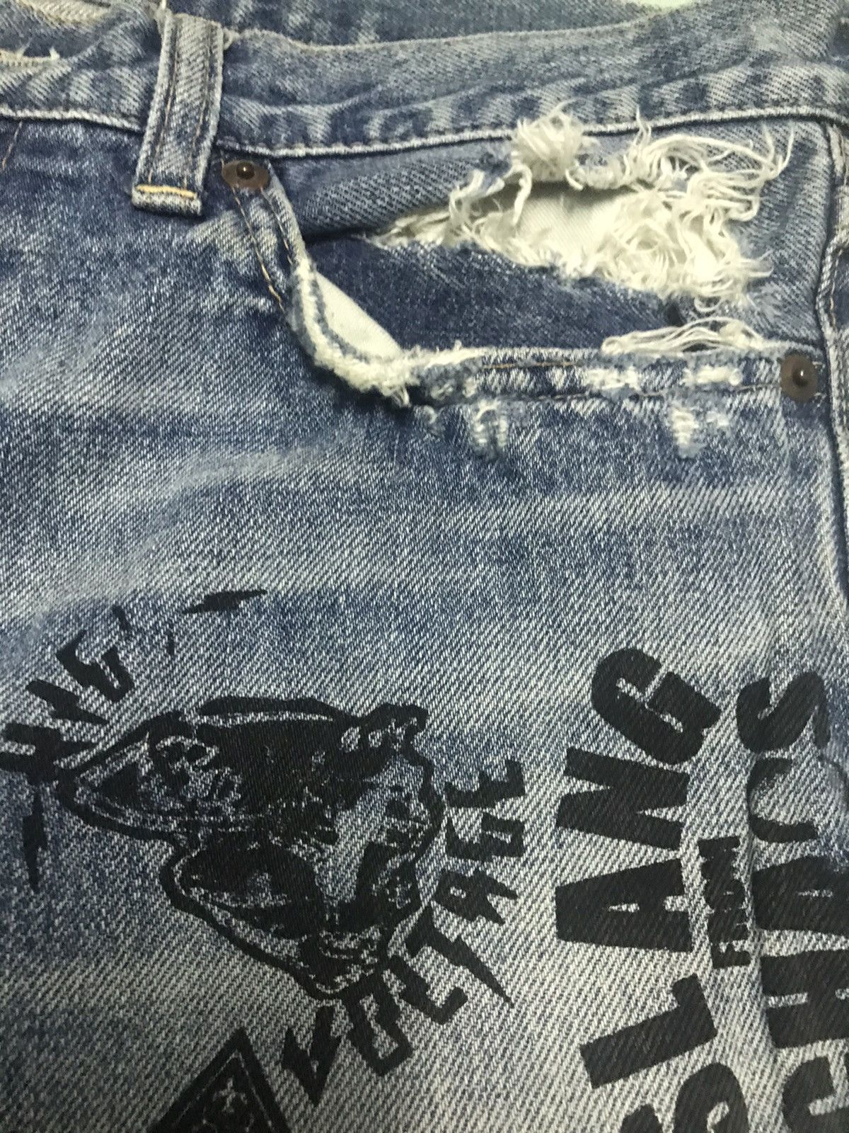 Designer × If Six Was Nine × Japanese Brand RNA INC Jeans Seditionaries Denim Hysteric glamour Size US 33 - 9 Thumbnail