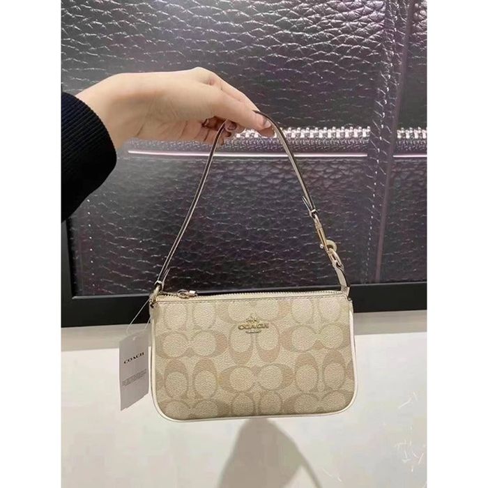 Coach Coach C3308 Nolita 19 In Sig Canvas Gold/Light Khaki Chalk | Grailed