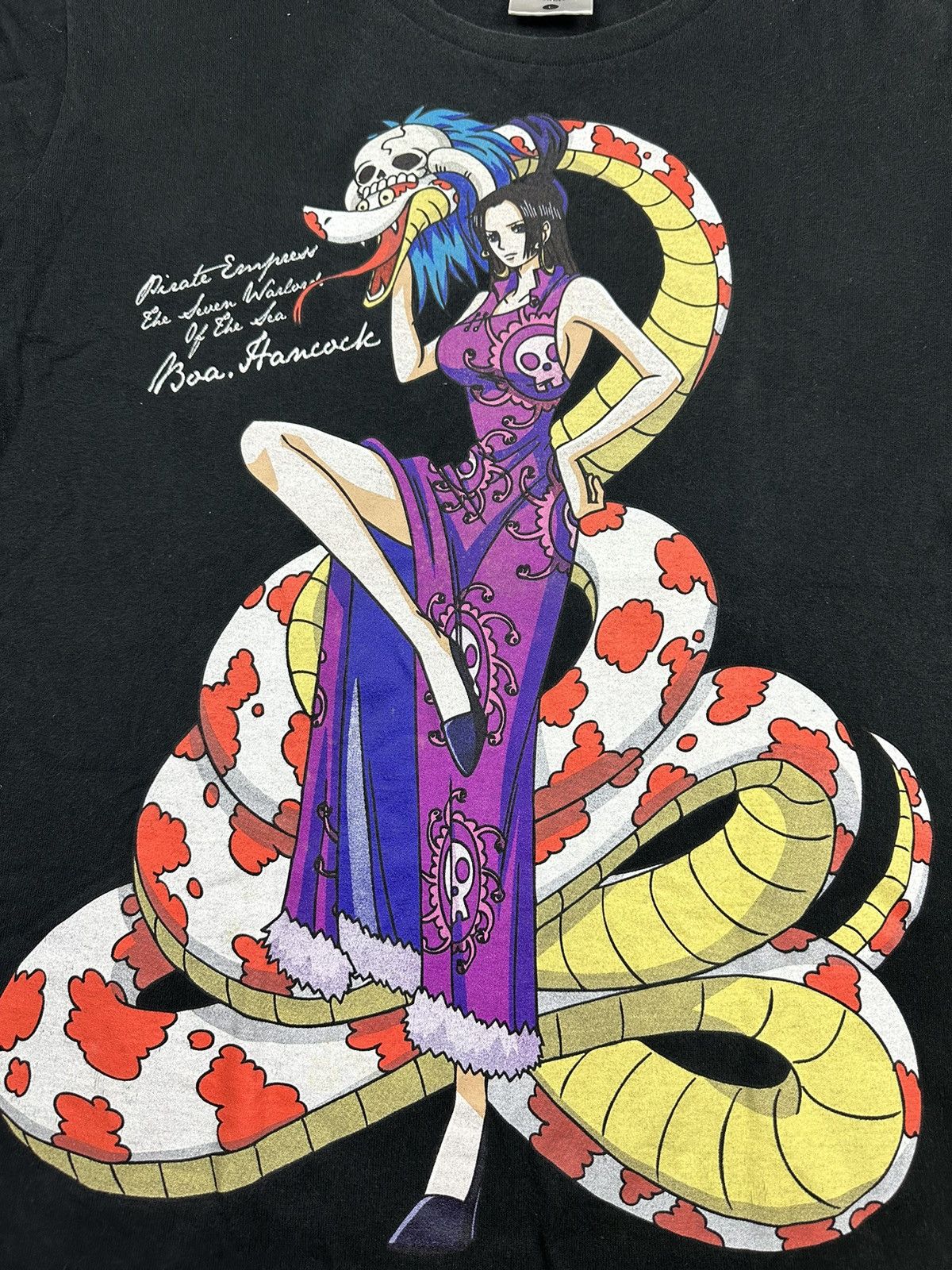 Anime × One Piece 🔥RARE🔥ONE PIECE TEE BOA HANCOCK Size US L / EU 52-54 / 3 - 6 Thumbnail