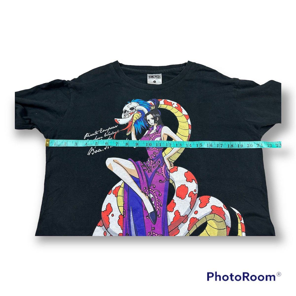 Anime × One Piece 🔥RARE🔥ONE PIECE TEE BOA HANCOCK Size US L / EU 52-54 / 3 - 3 Thumbnail