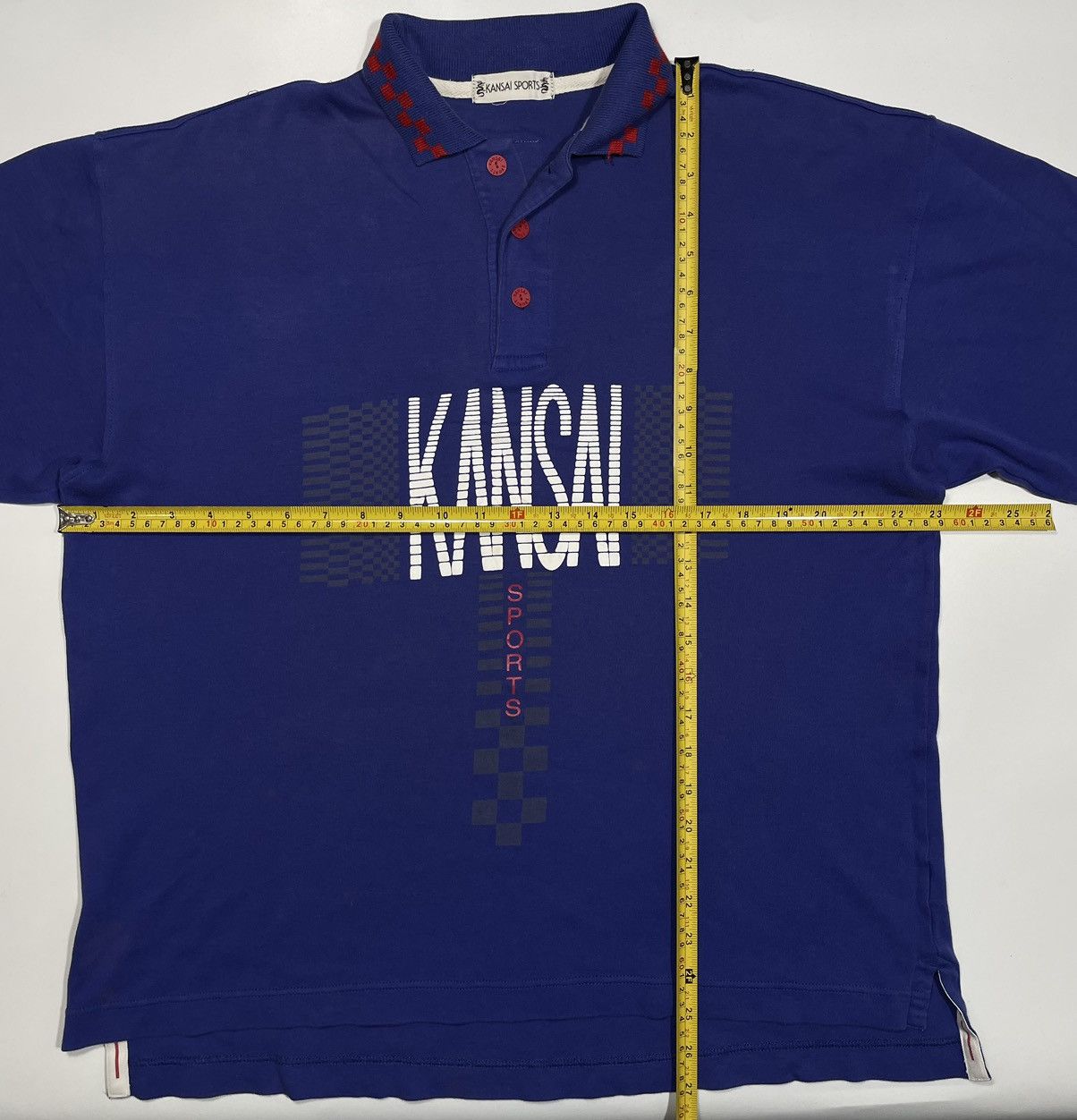 Kansai Yamamoto × Vintage Vintage Kansai Yamamoto Sports 80s 90s polo shirt center log Size US XL / EU 56 / 4 - 8 Thumbnail