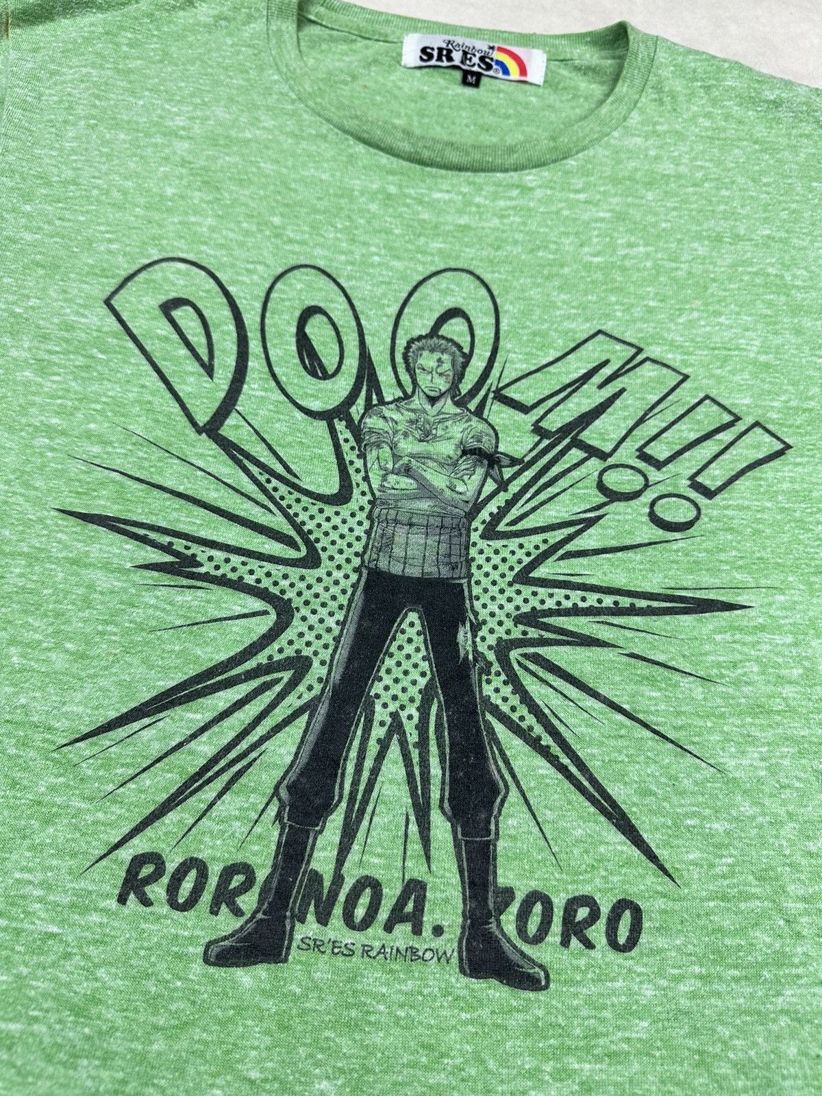 One Piece × Vintage 🔥SUPER RARE🔥VTG ONE PIECE TEE TRI BLEND RORONOA ZORO Size US M / EU 48-50 / 2 - 6 Thumbnail