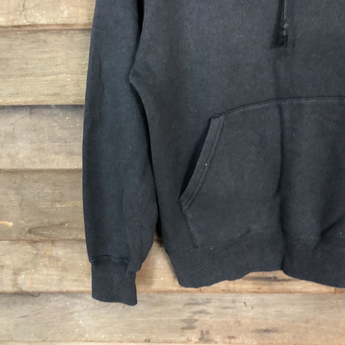 Champion Champion Black Hoodie sweatshirt plain #063B Size M / US 6-8 / IT 42-44 - 4 Thumbnail
