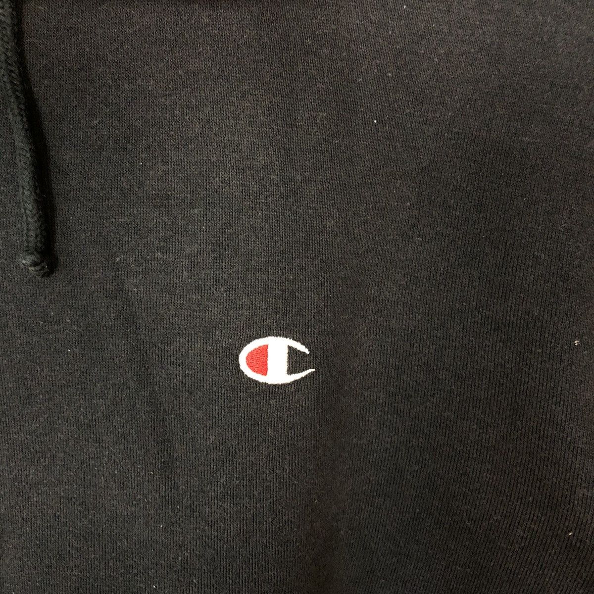 Champion Champion Black Hoodie sweatshirt plain #063B Size M / US 6-8 / IT 42-44 - 7 Thumbnail