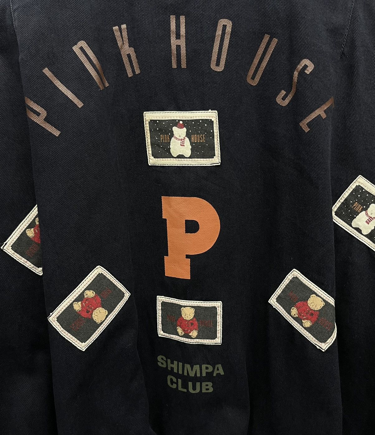 Japanese Brand 80’s PINK HOUSE SHIMPA CLUB JAPAN Bear Patches Ma-1 Bomber Size US M / EU 48-50 / 2 - 5 Thumbnail