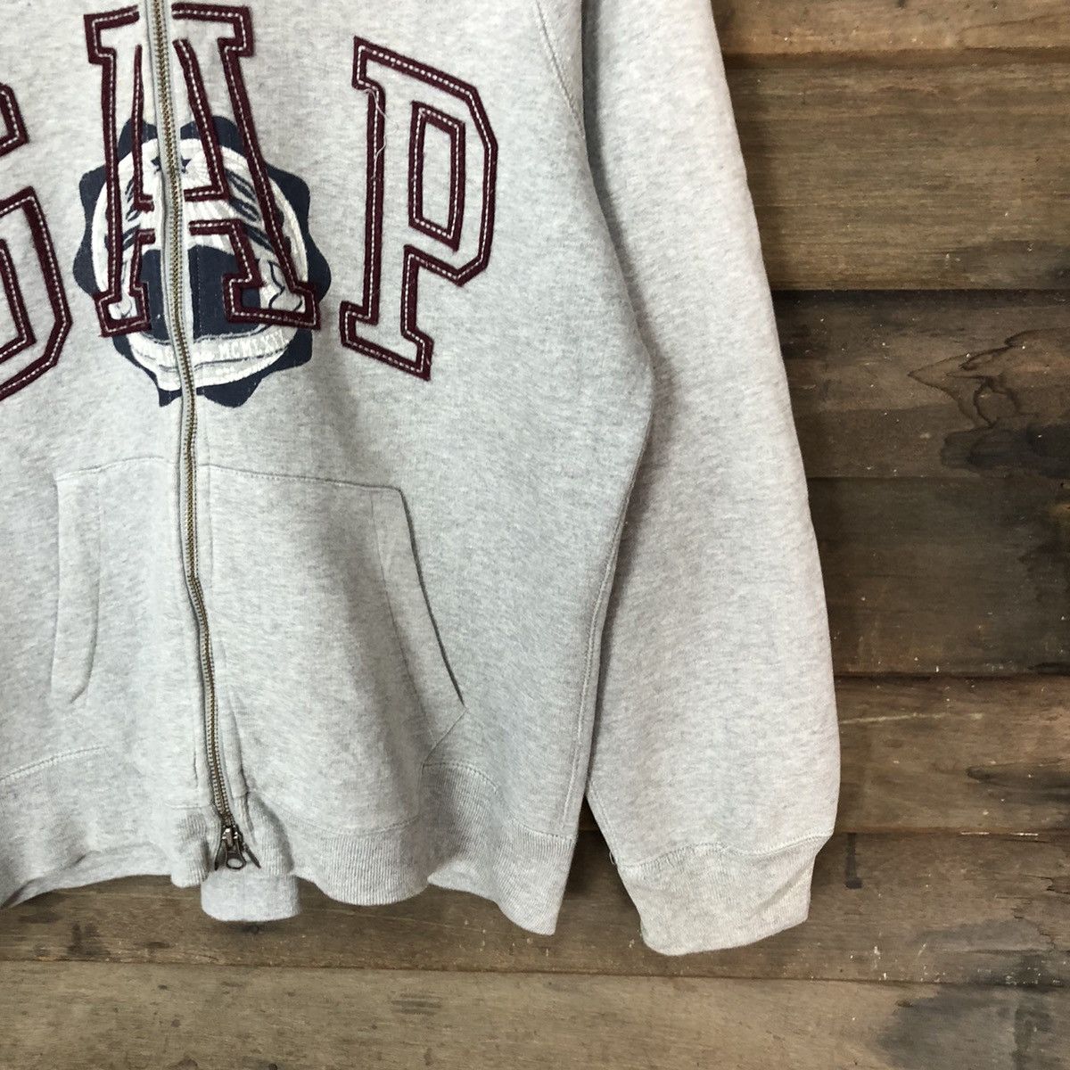 Gap Gap Grey Hoodie sweater #072B Size US L / EU 52-54 / 3 - 5 Thumbnail
