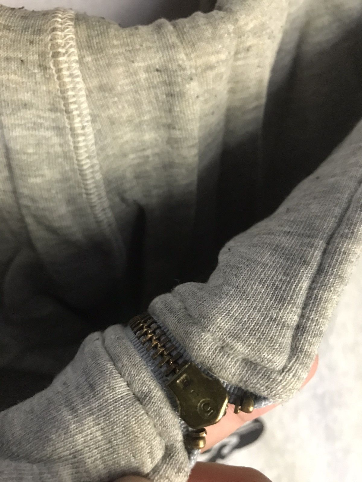 American Apparel × Vintage Left Field NYC USA Skull Distressed Zipper Hoodie Size US S / EU 44-46 / 1 - 5 Thumbnail