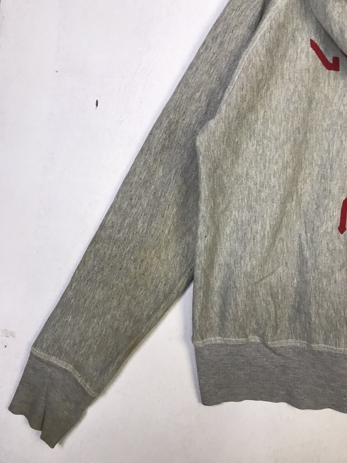 American Apparel × Vintage Left Field NYC USA Skull Distressed Zipper Hoodie Size US S / EU 44-46 / 1 - 8 Thumbnail