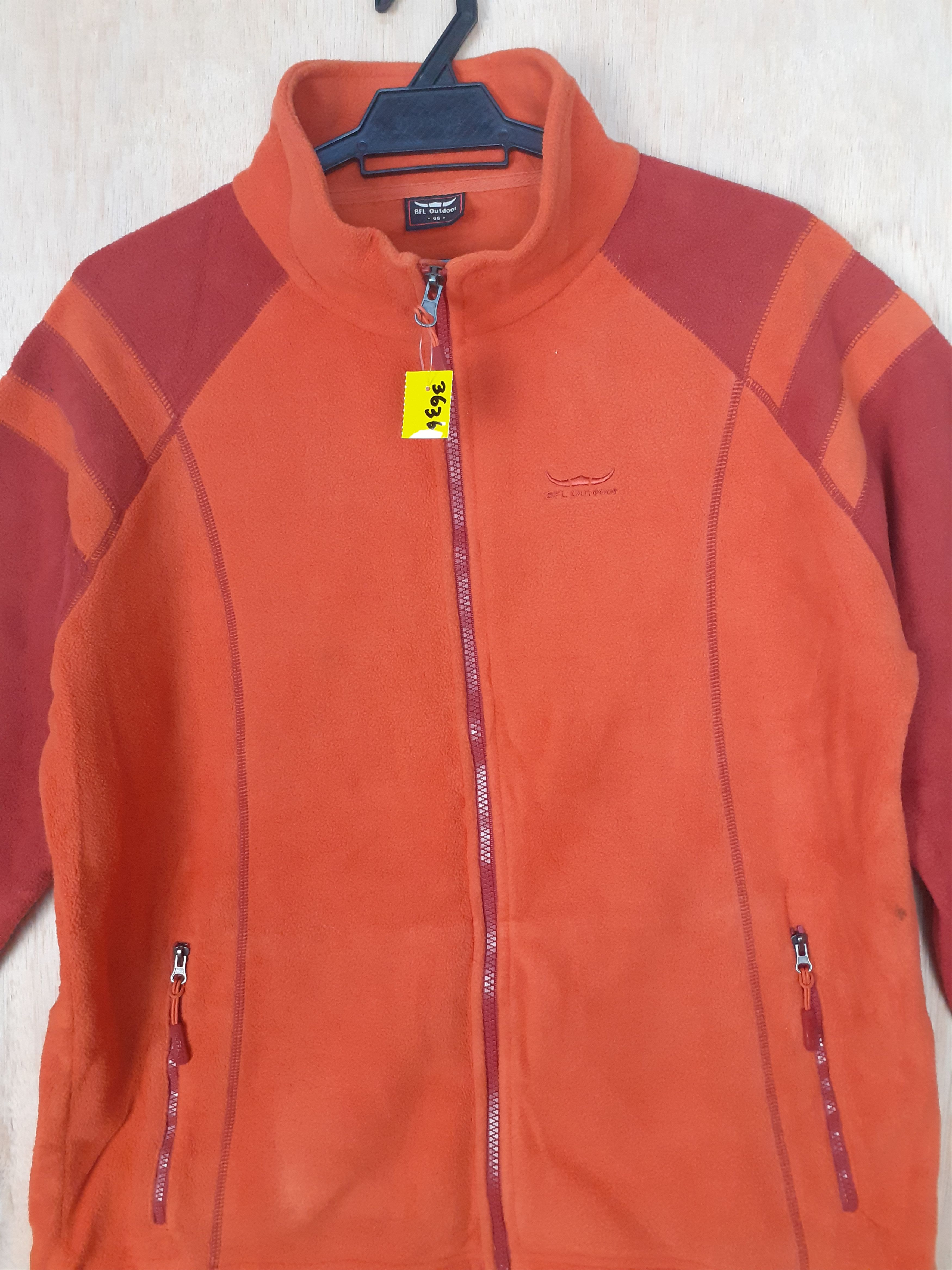 Japanese Brand BFL Outdoor orange sweaters fleece #3636 Size US L / EU 52-54 / 3 - 2 Thumbnail