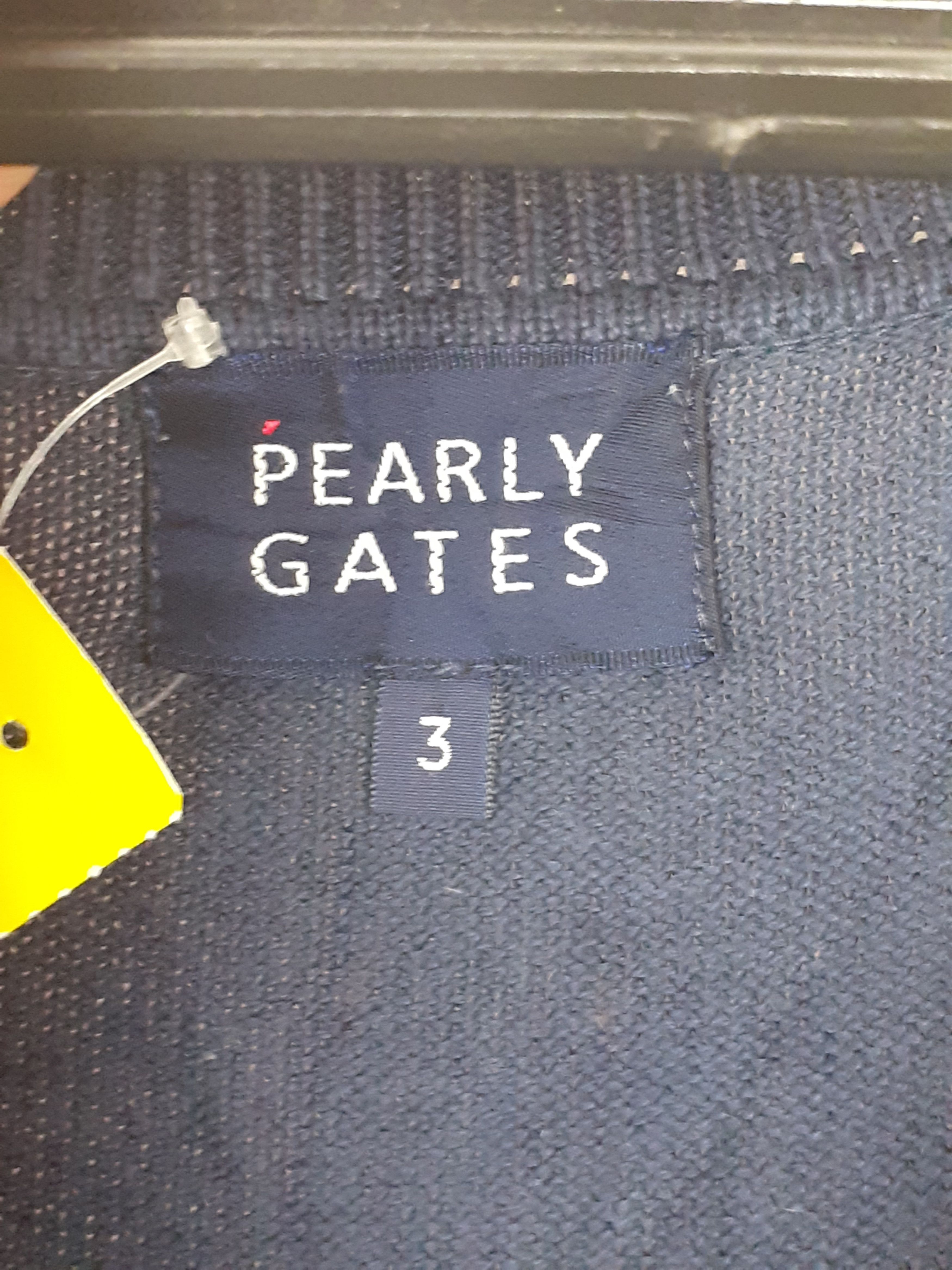 Japanese Brand × Vintage Pearly Gates dark blue cardigan vest #3635 Size US L / EU 52-54 / 3 - 9 Thumbnail